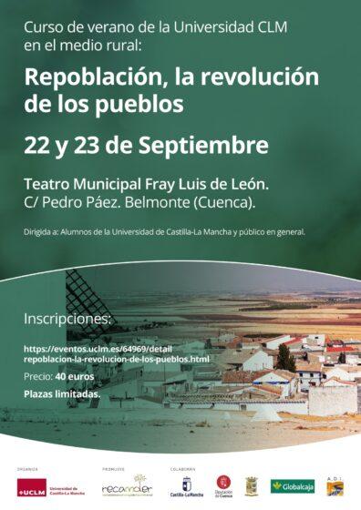 Recamder y la UCLM organizan el curso ‘Repoblación, la revolución de los pueblos’