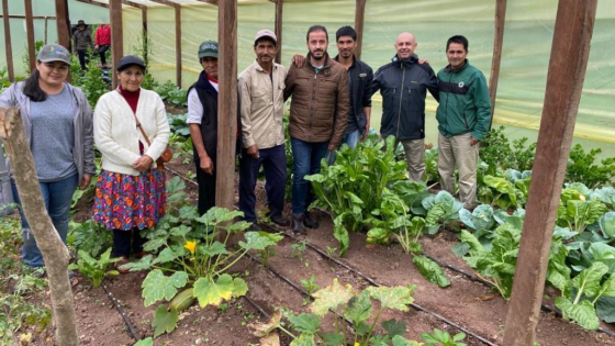 Adiman recibe la visita de dos Técnicos Agrónomos bolivianos de parte de ASOCIO y NATIVA para formarse en técnicas de compostaje y cultivo de champiñón