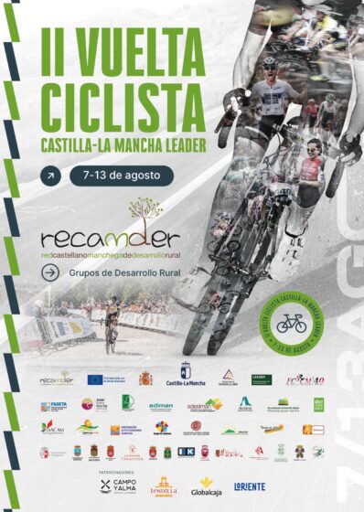 38 equipos y unos 230 ciclistas de diferentes países participarán en la II Vuelta Ciclista a Castilla-La Mancha LEADER, la única eminentemente rural
